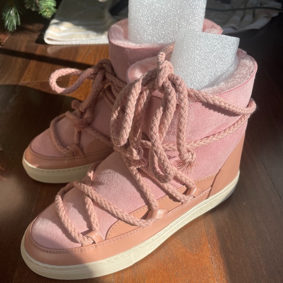 brand new with box rose pink inuikii snow boots - Picture 1 of 7